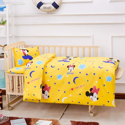 Одеяло для детского сада, детский хлопковый летний тонкий комплект, 3 предмета, постельные принадлежности