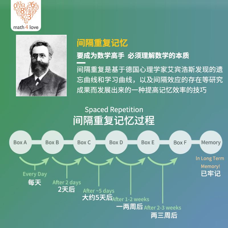 Mathforlove新品Multiplication By Heart思维乘方妙算儿童益智 - 图1