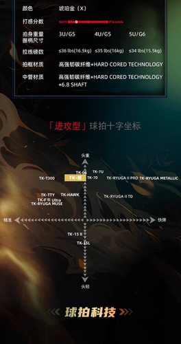 中羽价威克多VICTOR胜利TK兕羽毛球拍进攻型进阶单拍悬浮手柄高端 - 图2