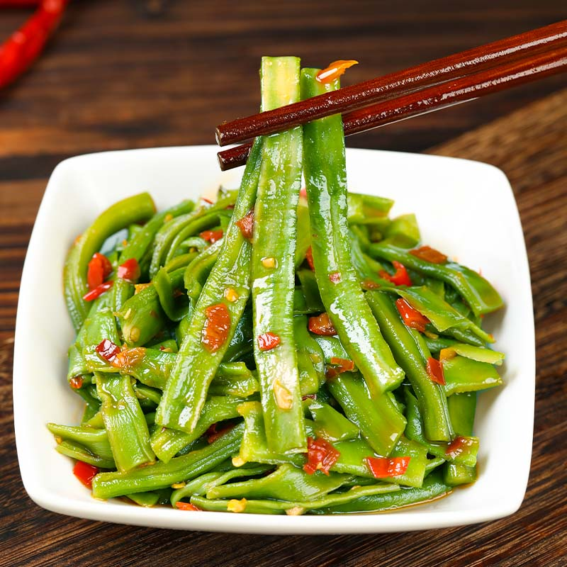 剁椒贡菜下饭菜开味即食苔菜脆椒辣椒酱凉拌湖南特产咸菜榨菜拌饭