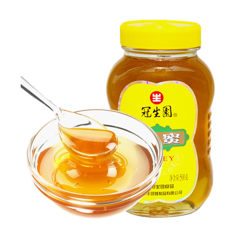 上海冠生园纯正天然农家900g百花蜜 趣城食品专营蜂蜜