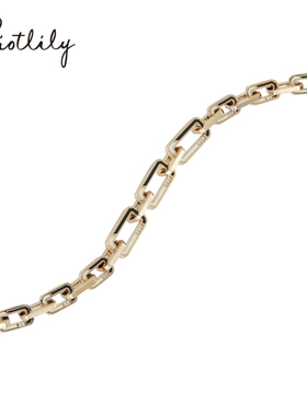 Riotlily艾特里里率性摩登项链几何链条雅酷黑白圣诞女款礼物