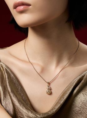 Riotlily/艾特里里时来运转系列项链福袋吊坠镂空女款礼物