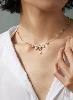 Riotlily/艾特里里Camélia山茶花系列项链春季礼物花朵造型复古