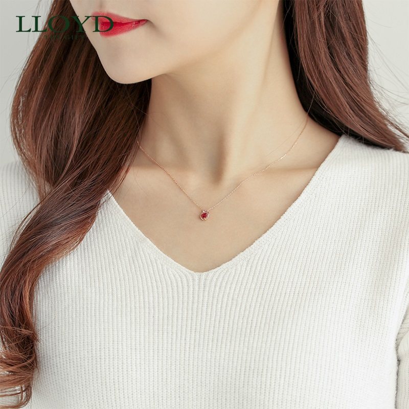 lloyd洛雅蒂正品女韩国小众锁骨链 LLOYD海外项链