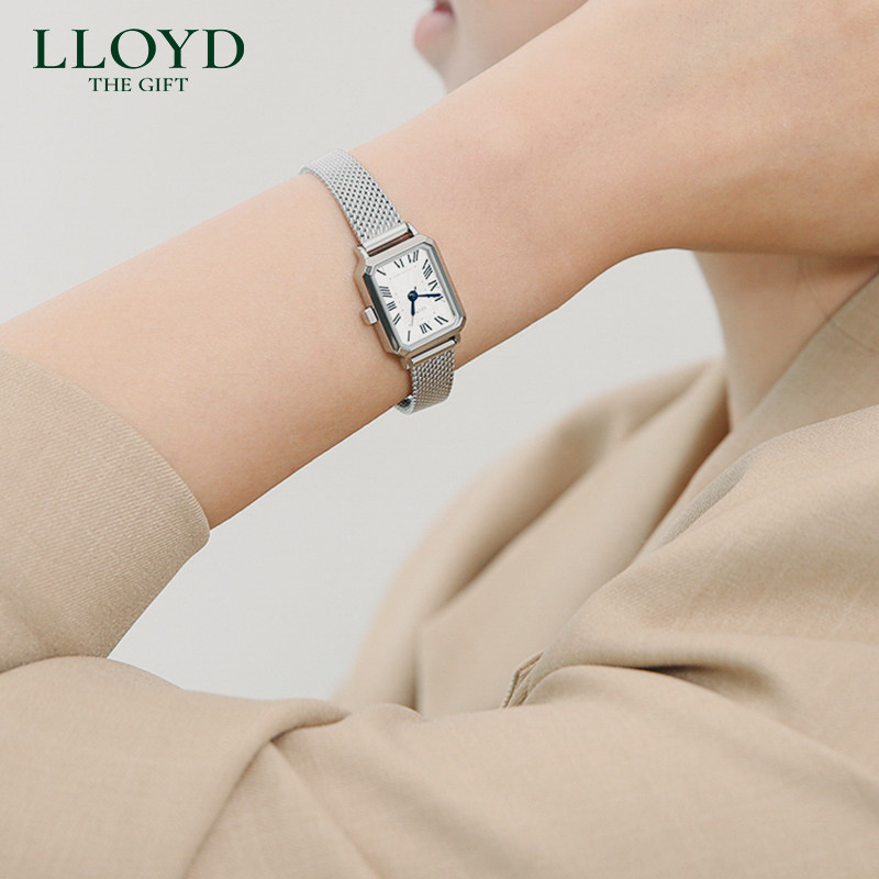 lloyd洛雅蒂正品女复古金属手表 LLOYD海外日韩腕表