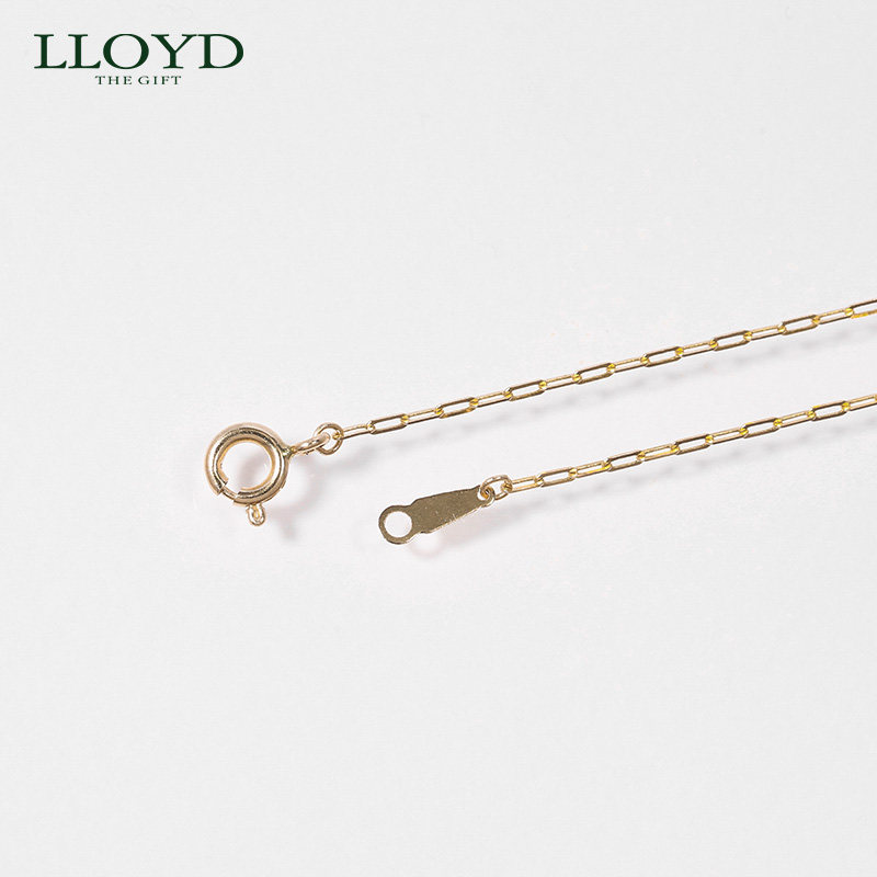 lloyd洛雅蒂正品轻奢女14k锁骨链 LLOYD海外项链