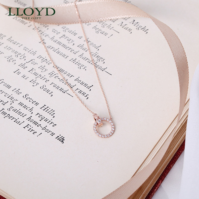lloyd洛雅蒂正品女韩国14k项链 LLOYD海外项链
