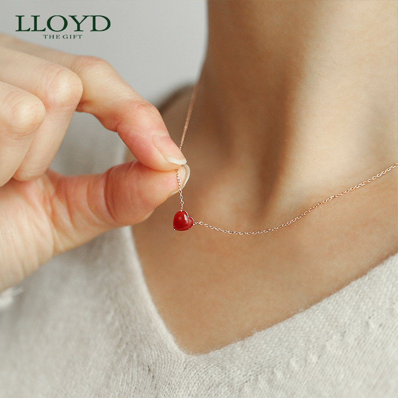 lloyd洛雅蒂正品女韩国14k锁骨链 LLOYD海外项链