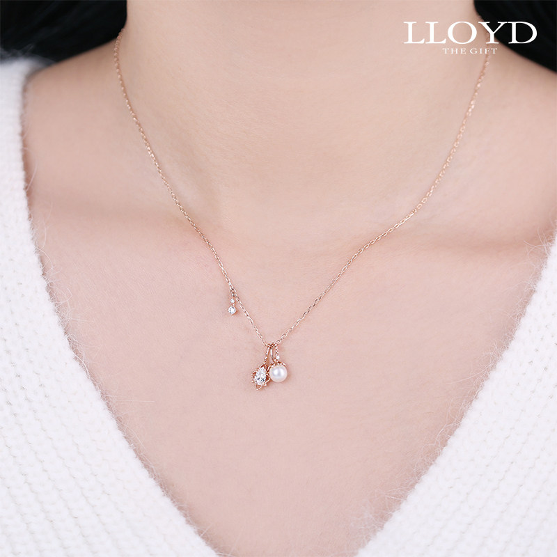 lloyd洛雅蒂正品女韩国经典锁骨链 LLOYD海外项链