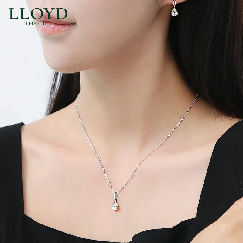 lloyd洛雅蒂正品女l-carat锁骨链 LLOYD海外项链