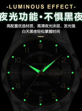 男士手表石英表Men's watch quartz watch is a gift for men