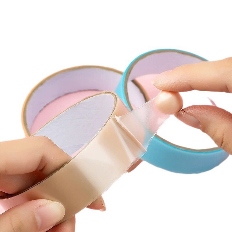 解压粘粘球胶带透明徒手拉丝高透黏黏球水球大号球球胶冰透水晶色 - 图3