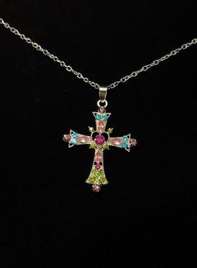 Vintage古着 Petal cross项链