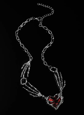 vintage古着 Ghost Claw Red Heart项链