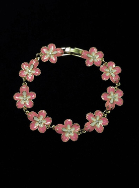 Vintage古着 Little peach blossoms手链