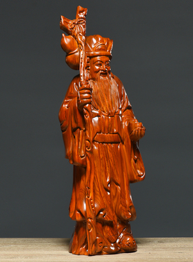 刺史花梨土地公神像开业礼品