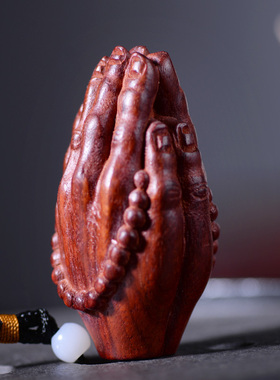 禅意风男士随身挂件车内小叶紫檀