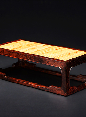 印度小叶紫檀花盆佛像底座实木长方形中式加高奇石底座红木工艺品