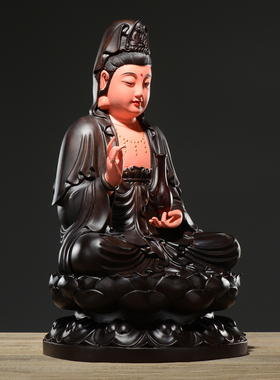 刺史黑檀木雕彩绘客厅