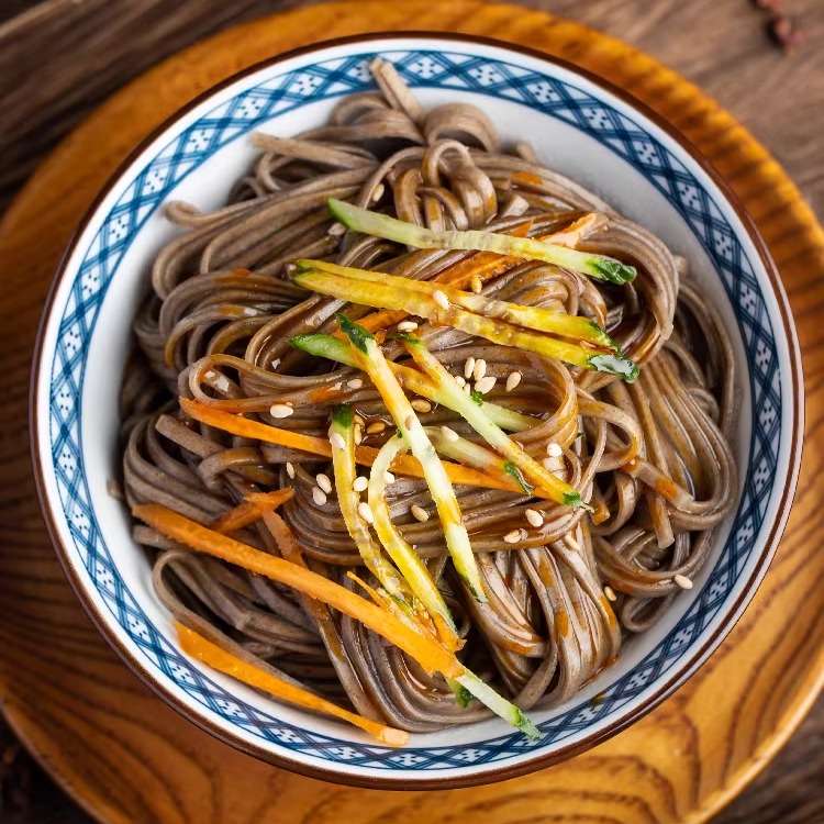 0脂肪乔荞麦面龙须面杂粮全麦纯粗粮黑荞麦面主食代餐面条 - 图2