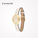 Кварцевые женские часы Coach Belt с овальным диском и маленькой ванной