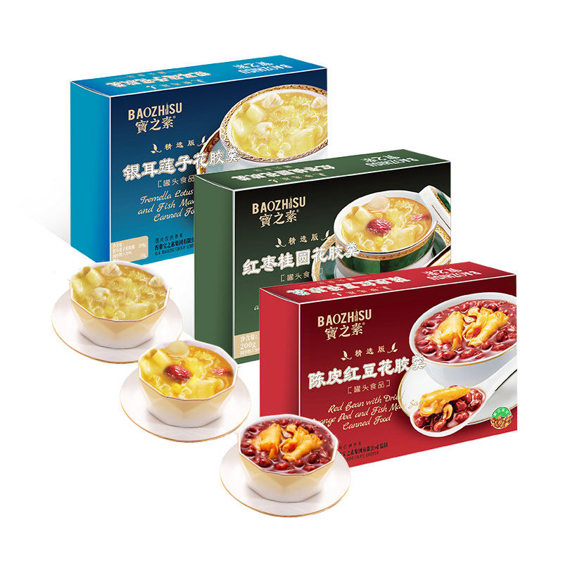 宝之素即食花胶陈皮低脂早餐孕妇粥 宝之素食品花胶/鱼胶