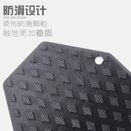 KODASKIN 适用黄龙300 改装脚撑支架加大座 边撑垫 侧撑支架 - 图2