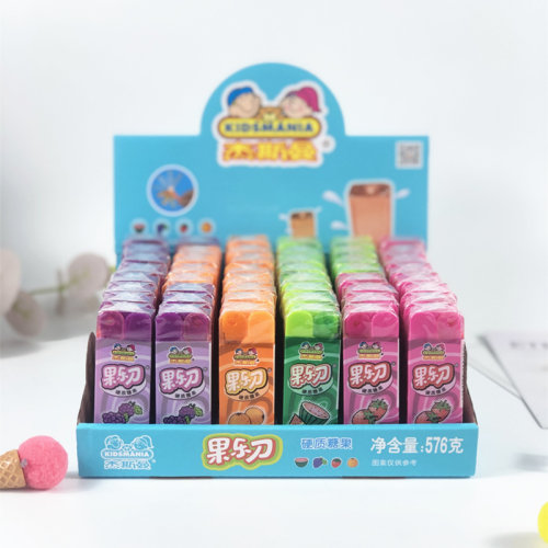 杰斯曼果乐刀硬质糖果12g*48支水果味硬糖儿童玩具零食糖果 - 图1
