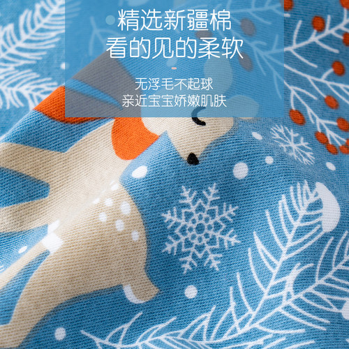 宝宝口水巾婴儿纯棉三角巾新生儿童防吐奶水围嘴超柔围兜围脖秋冬 - 图3