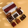High-grade right-angle PU leather jewelry packaging box necklace