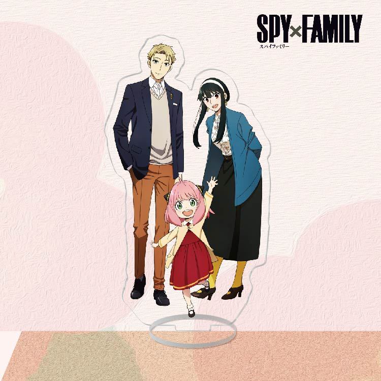 动漫周边亚克力立牌 间谍过家家SPY x Family摆件创意校园小饰品 - 图0