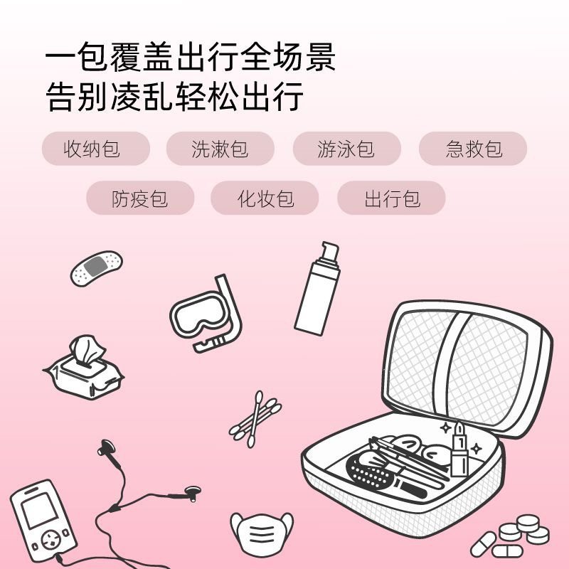 便捷收纳包户外出行随身携带旅行包儿童小药箱收纳袋可折叠防护包,淘宝优惠券,粉丝福利购,淘宝优惠卷