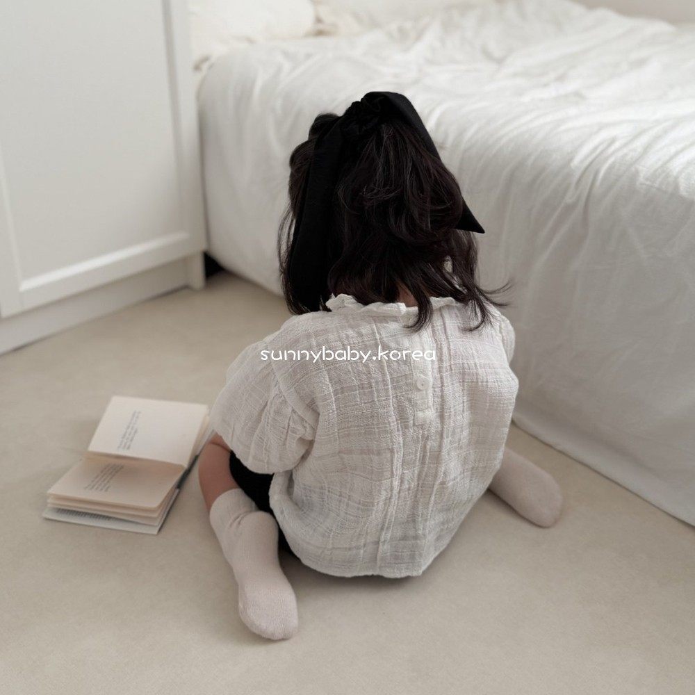 MIMIMARKET韩国童装代购26春女婴童棉柔甜美花苞领宽松娃娃衫T恤,淘宝优惠券,粉丝福利购,淘宝优惠卷