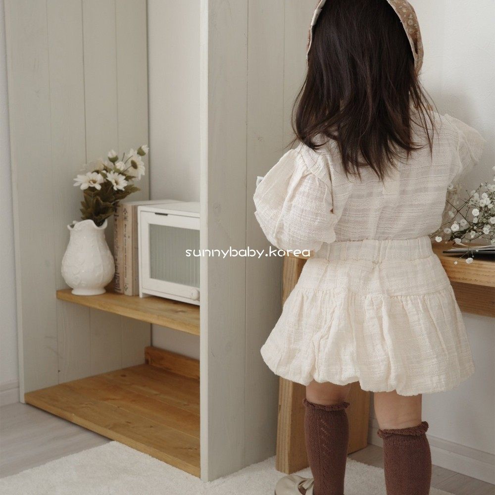 MIMIMARKET韩国童装代购26春女婴童棉柔甜美花苞领宽松娃娃衫T恤,淘宝优惠券,粉丝福利购,淘宝优惠卷