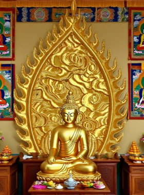 小佛像底座观音神台莲花座