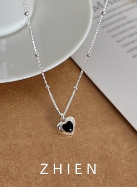 纯银S925纯银女甜酷风格项链