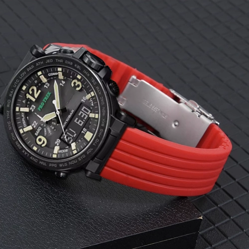Применимо к Casio 5497 Мужчина PRG-600/650Y 5571 PRW-6600Y/YB Силиконовый спорт Тибетан