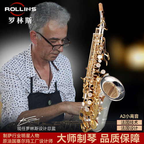 罗林斯卡洛兰萨克斯乐器初学者正品成人降b调A2小高音萨克斯风管 - 图0