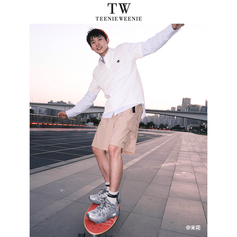 TeenieWeenie小熊男装短裤2025年夏季新款简约宽松户外防晒工装裤,淘宝优惠券,粉丝福利购,淘宝优惠卷