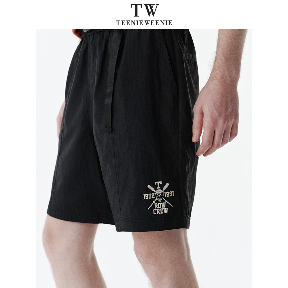 TeenieWeenie小熊男装时尚印花宽松直筒休闲工装短裤新款2026年春,淘宝优惠券,粉丝福利购,淘宝优惠卷