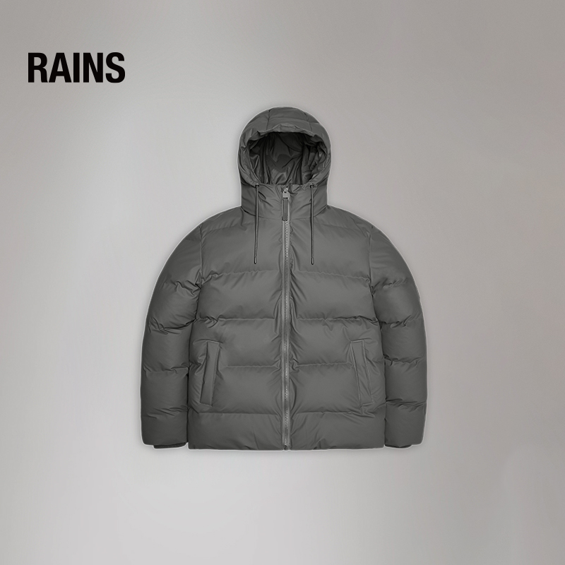 Rains防水面料连帽外套厚棉服户外保暖休闲秋冬男士Alta/15120 - 图1
