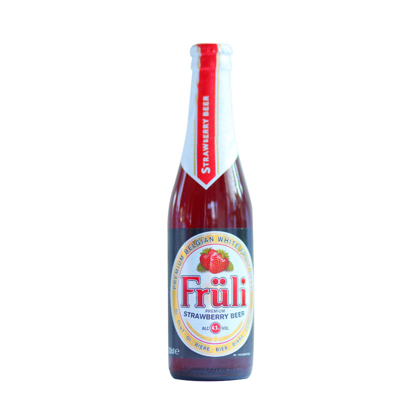 芙力草莓荔枝木瓜Fruli芙丽芙利少女果味甜酒比利时精酿啤酒瓶装 - 图3