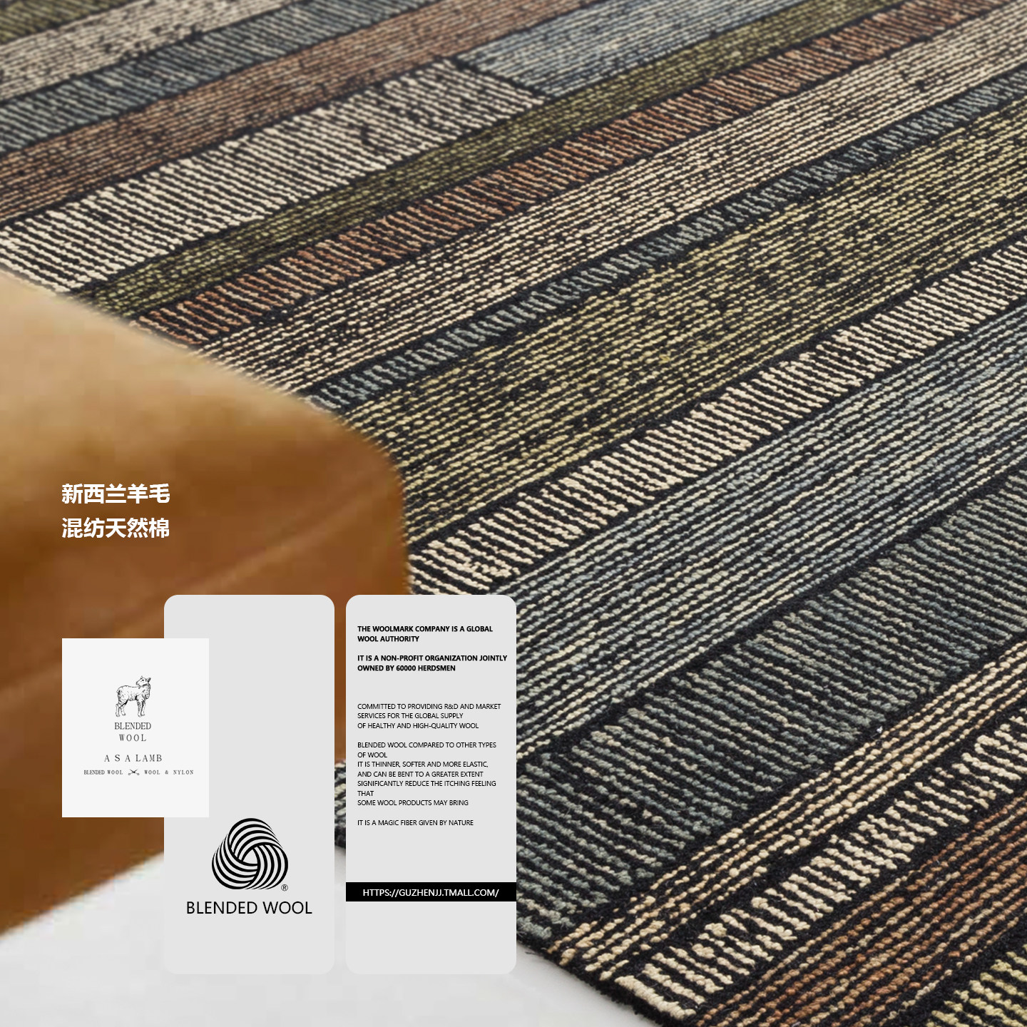 古臻中古风羊毛地毯 印度进口高端老钱复古客厅茶几毯加厚卧室毯,淘宝优惠券,粉丝福利购,淘宝优惠卷