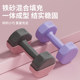Youzan fitness bag rubber small dumbbells for women and children