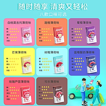 拍10件！kissport无糖薄荷糖[42元优惠券]-寻折猪