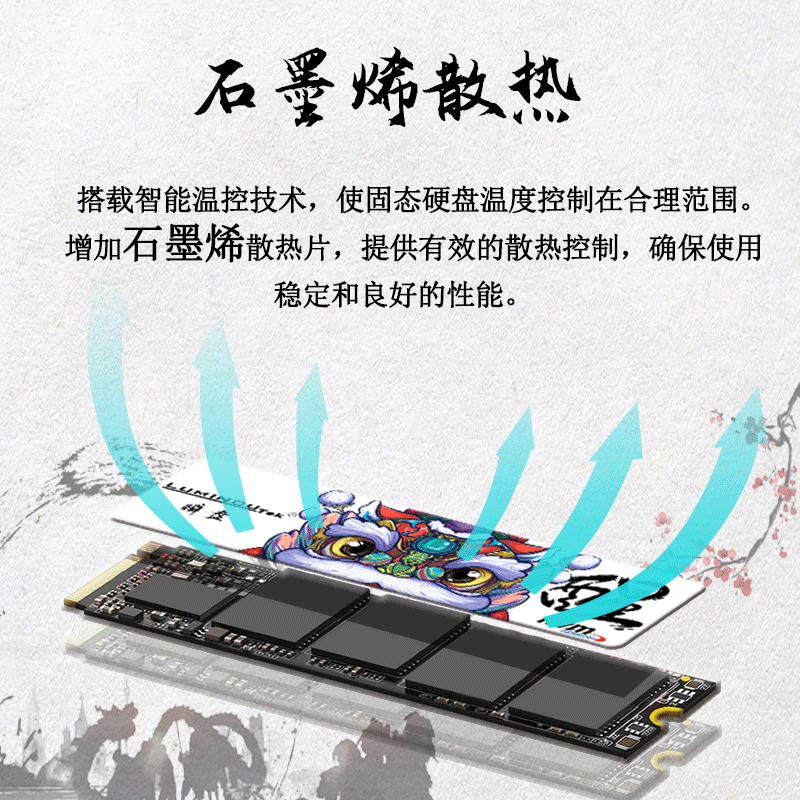 瞬盘m2固态硬盘2t 1t台式电脑笔记本nvme协议ssd固态pcie3.0全新 - 图2