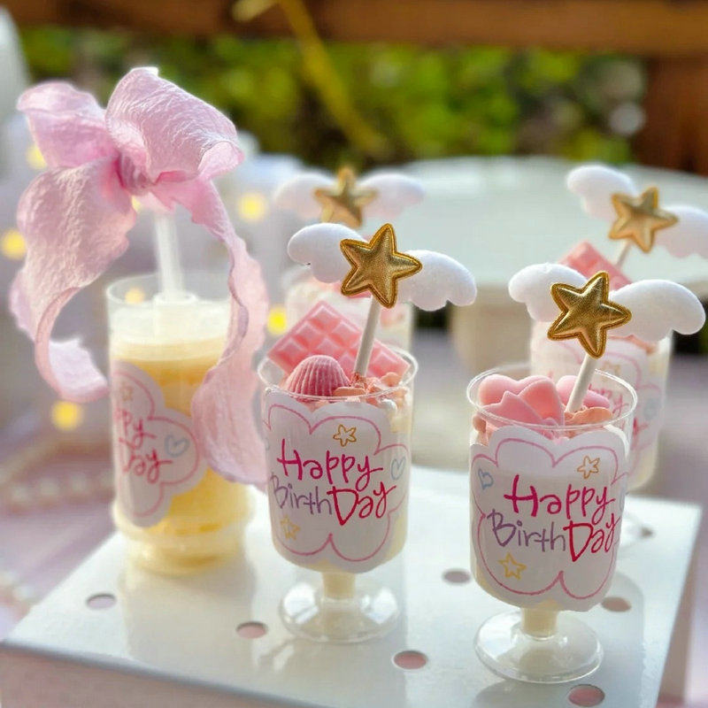 粉色系甜品台装饰结婚订婚纸杯蛋糕插件布丁慕斯杯推推乐贴纸桌布,淘宝优惠券,粉丝福利购,淘宝优惠卷