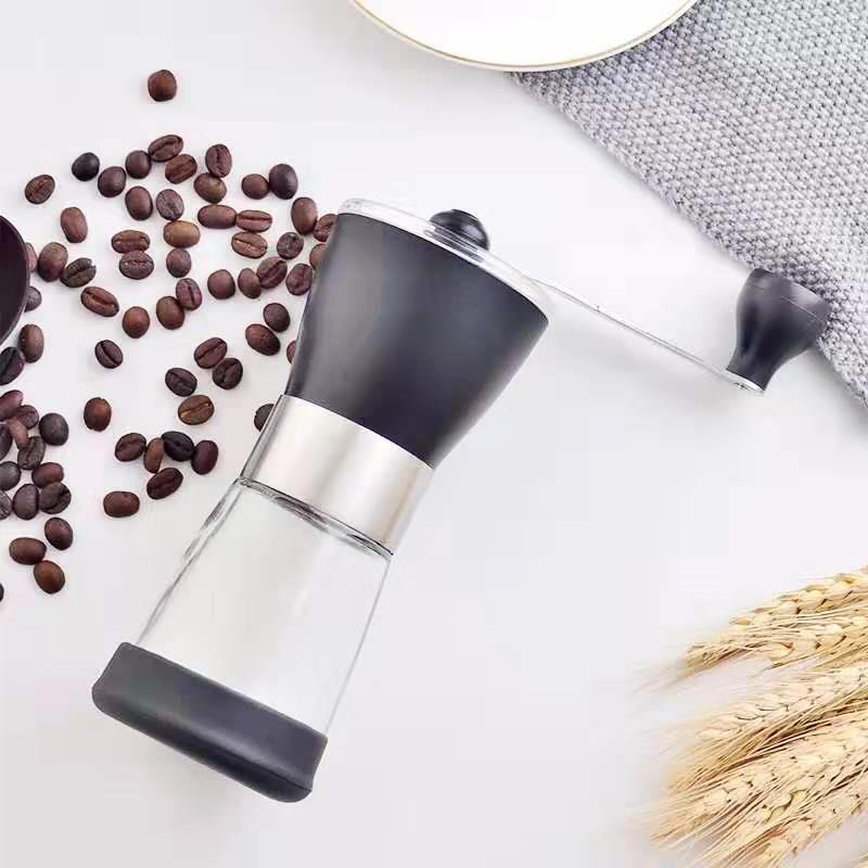 manual coffee beans grinder hand crank mill maker 手动磨粉机 - 图2