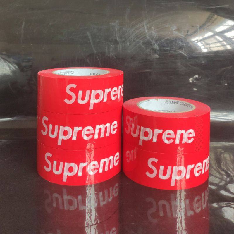 Supreme大号宽潮牌打包胶带潮流捆绑SUP透明胶纸红色黑色封箱胶布,淘宝优惠券,粉丝福利购,淘宝优惠卷